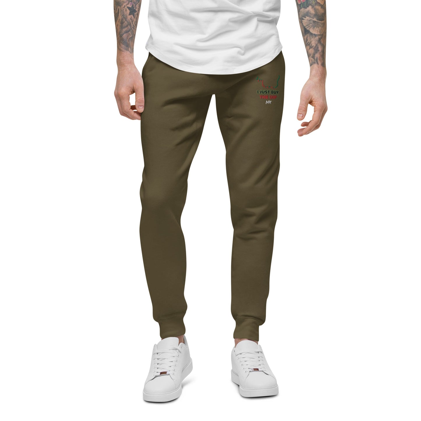 I just Buy the Dip - Unisex fleece sweatpants by DarkByteGear