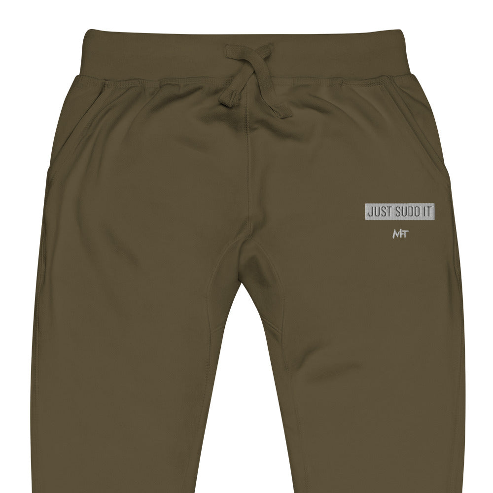 Just sudo it - Unisex fleece sweatpants by DarkByteGear