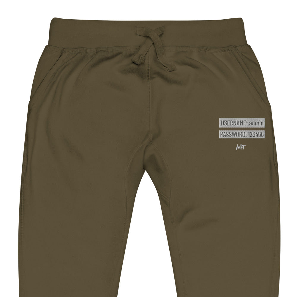 Username - Unisex fleece sweatpants by DarkByteGear