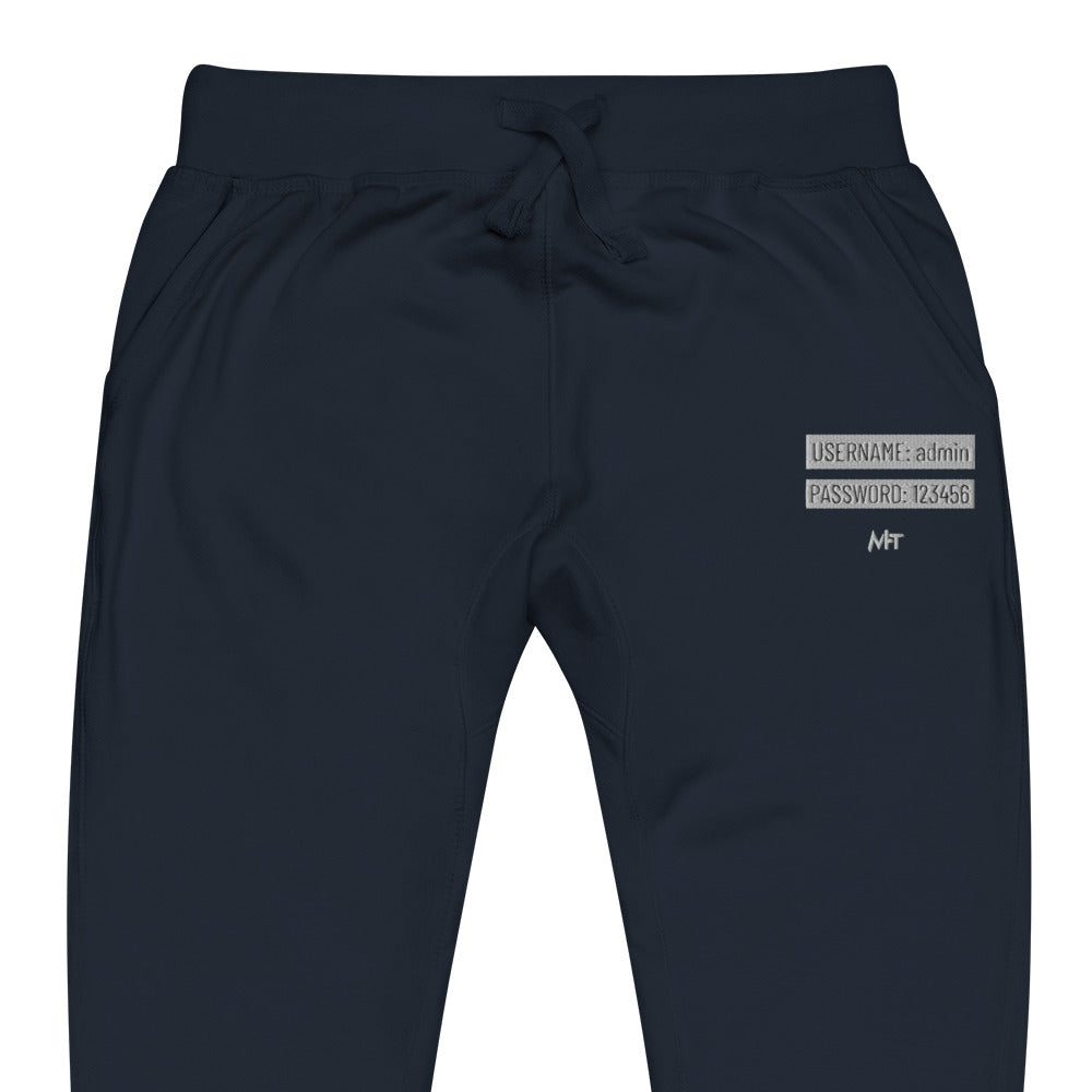 Username - Unisex fleece sweatpants by DarkByteGear