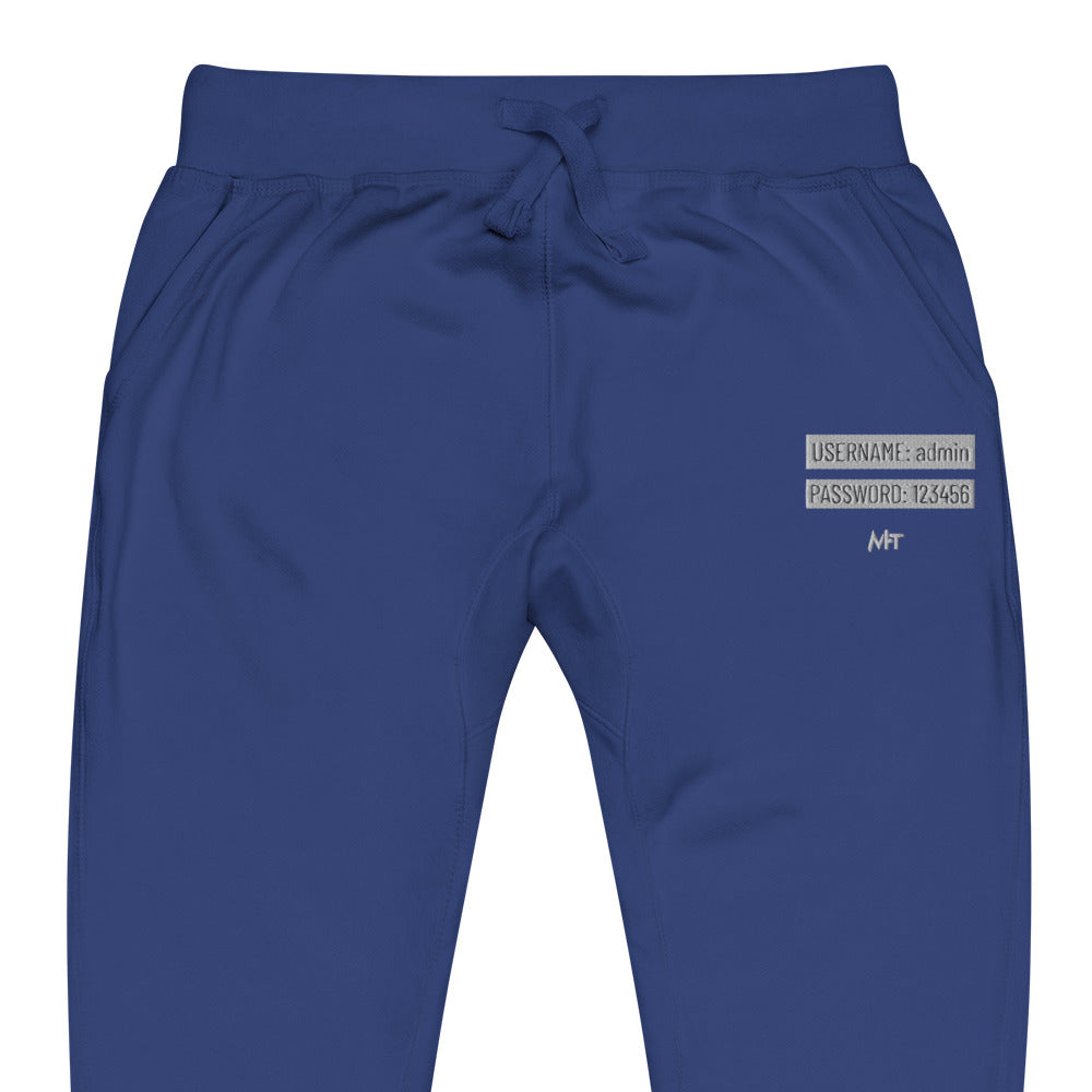 Username - Unisex fleece sweatpants by DarkByteGear