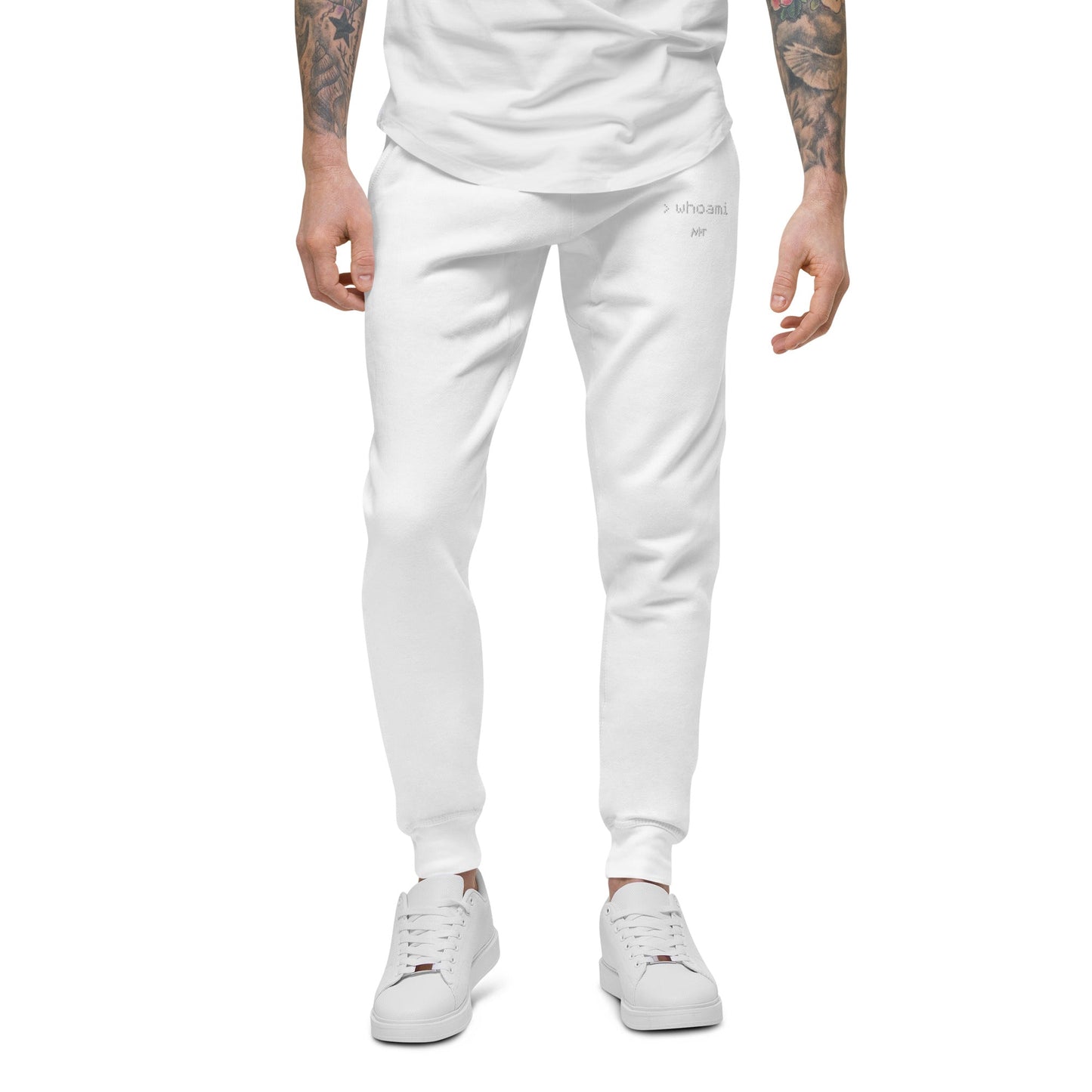 Whoami - Unisex fleece sweatpants by DarkByteGear