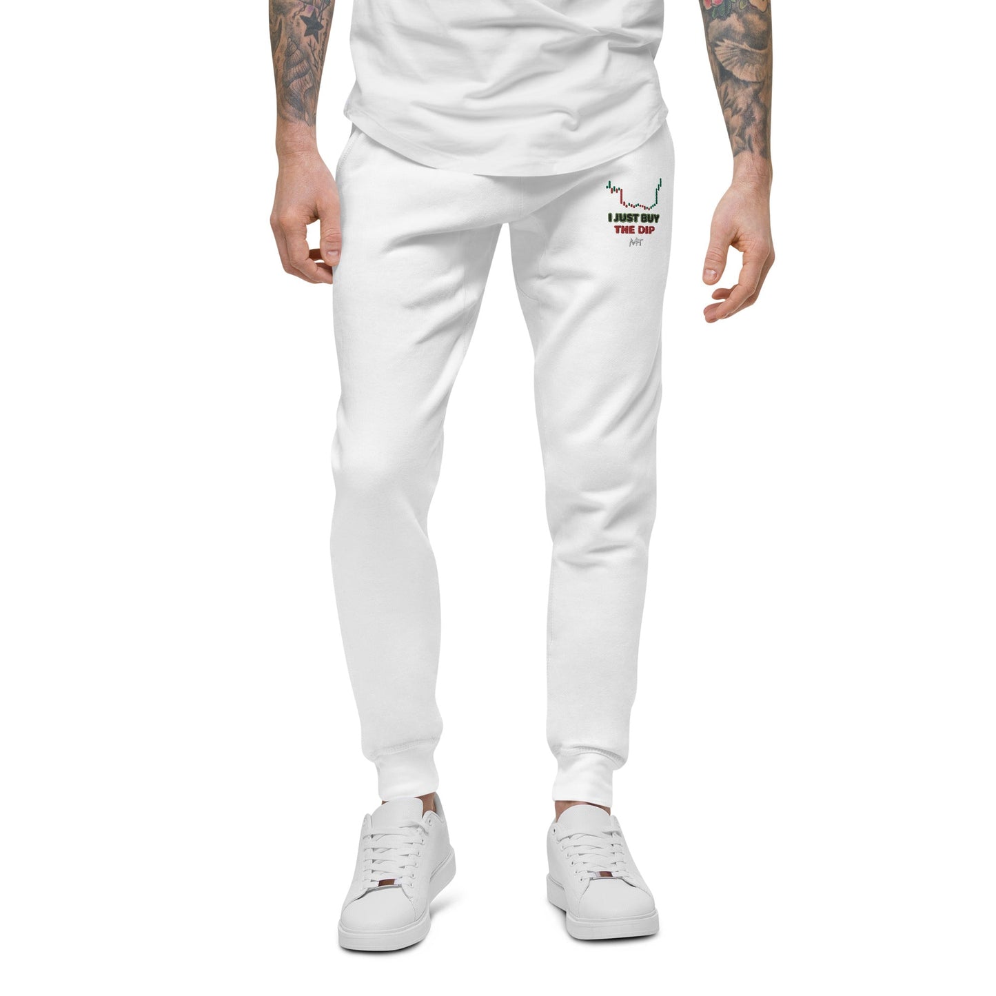I just Buy the Dip - Unisex fleece sweatpants by DarkByteGear