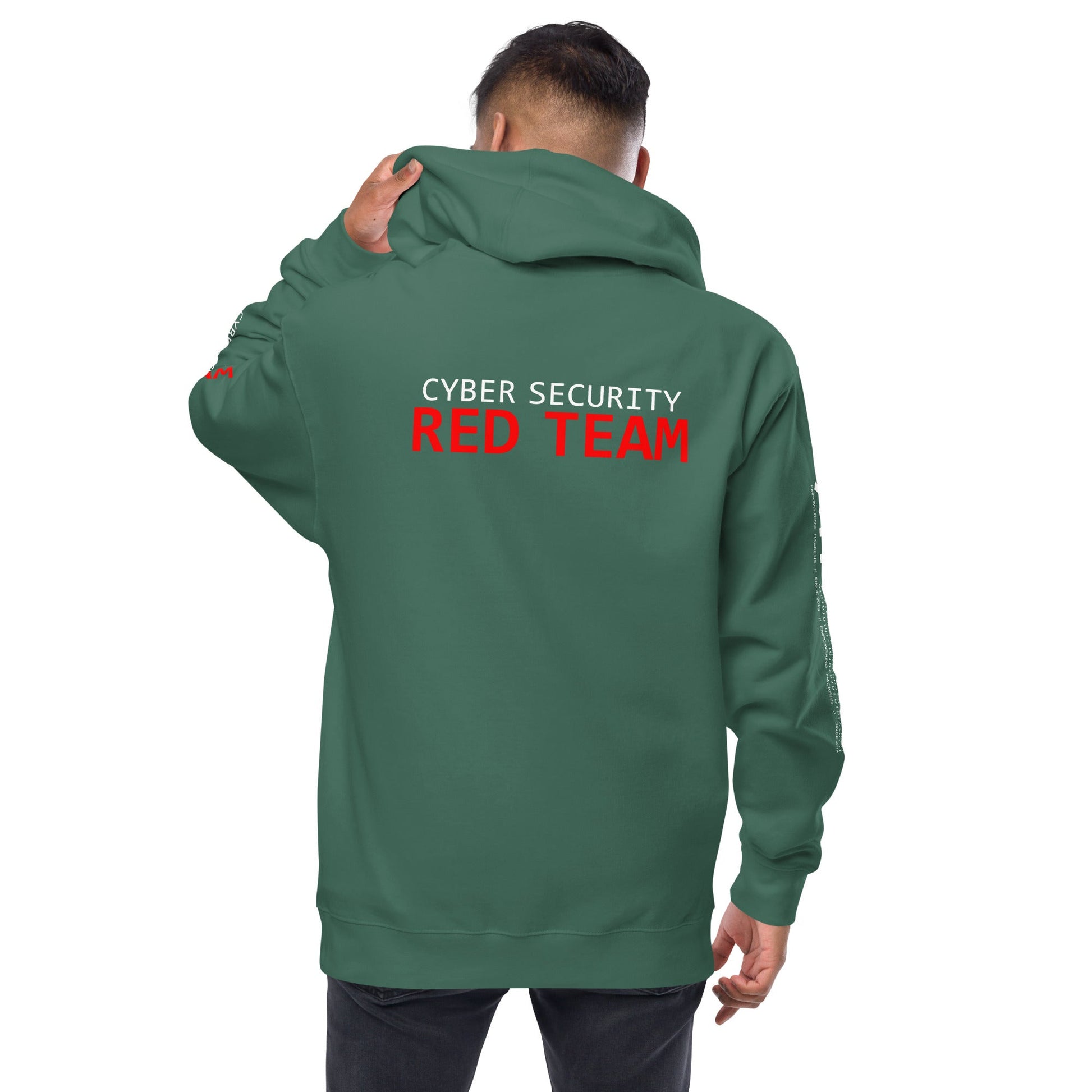 Cyber Security Red Team - Unisex fleece zip up hoodie by DarkByteGear