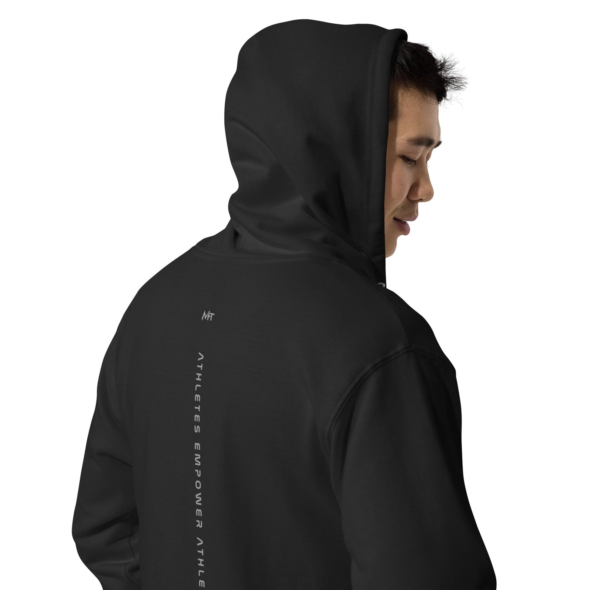 Athletes Empower Athletes - Unisex fleece zip up hoodie by DarkByteGear