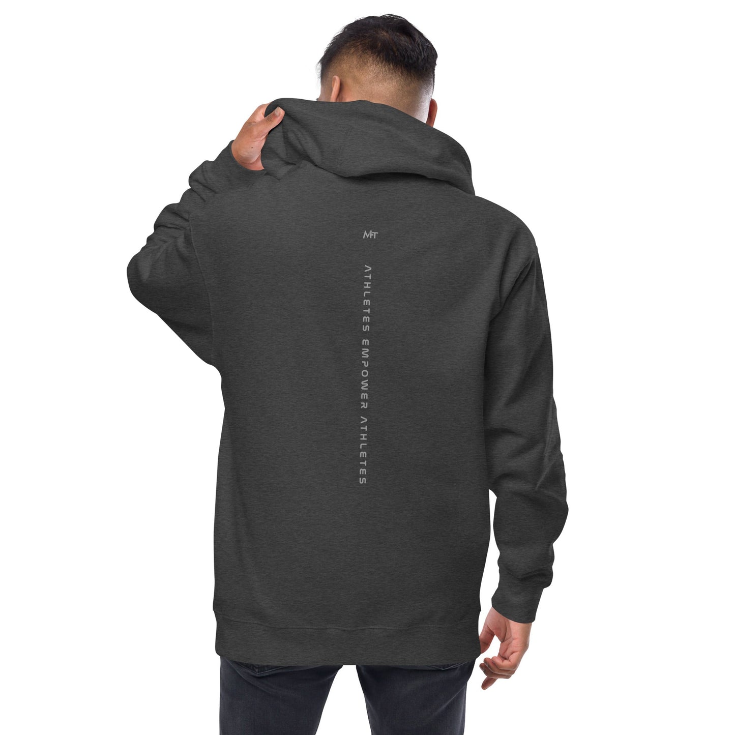 Athletes Empower Athletes - Unisex fleece zip up hoodie by DarkByteGear