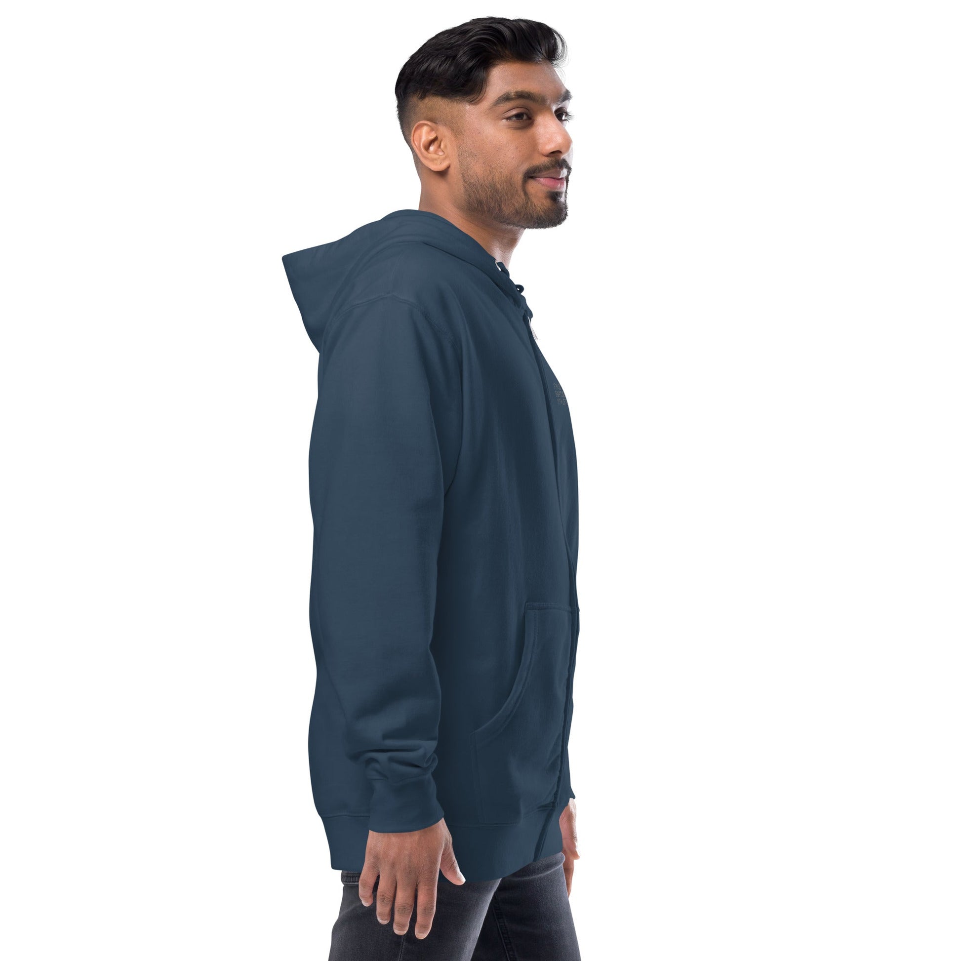 Athletes Empower Athletes - Unisex fleece zip up hoodie by DarkByteGear