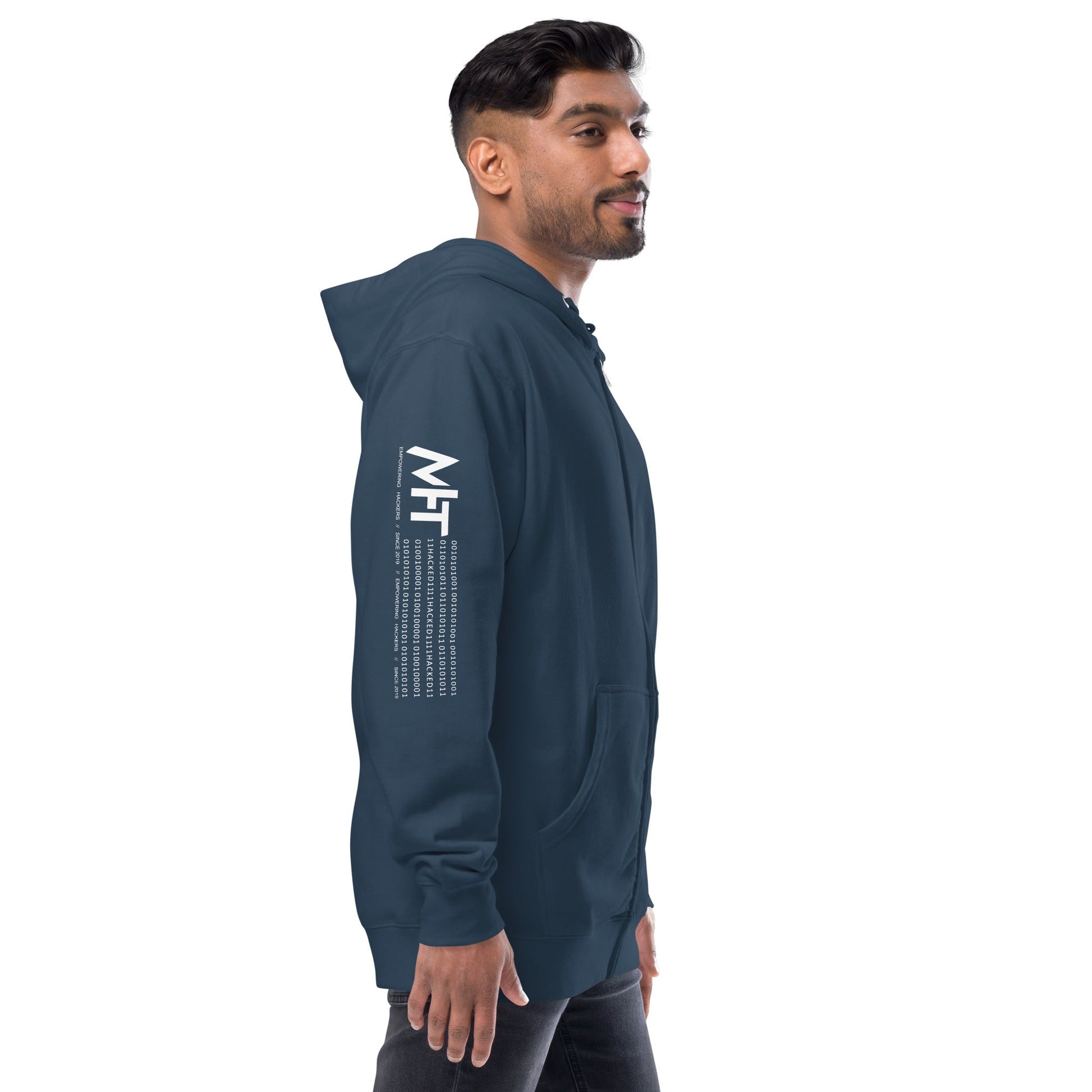 Cyber Security Red Team - Unisex fleece zip up hoodie by DarkByteGear