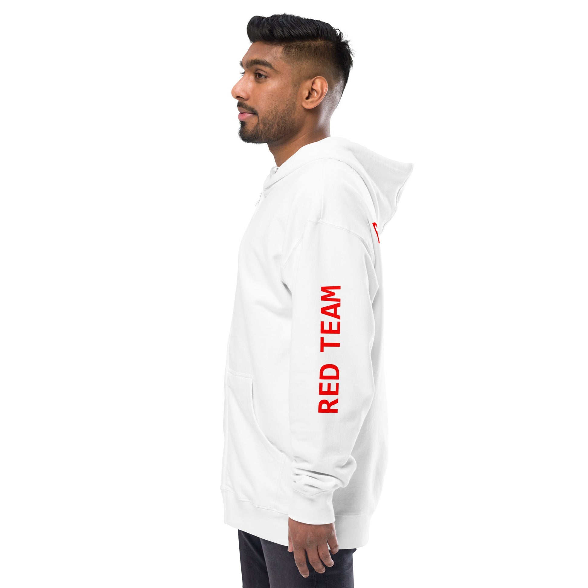 Cyber Security Red Team - Unisex fleece zip up hoodie by DarkByteGear