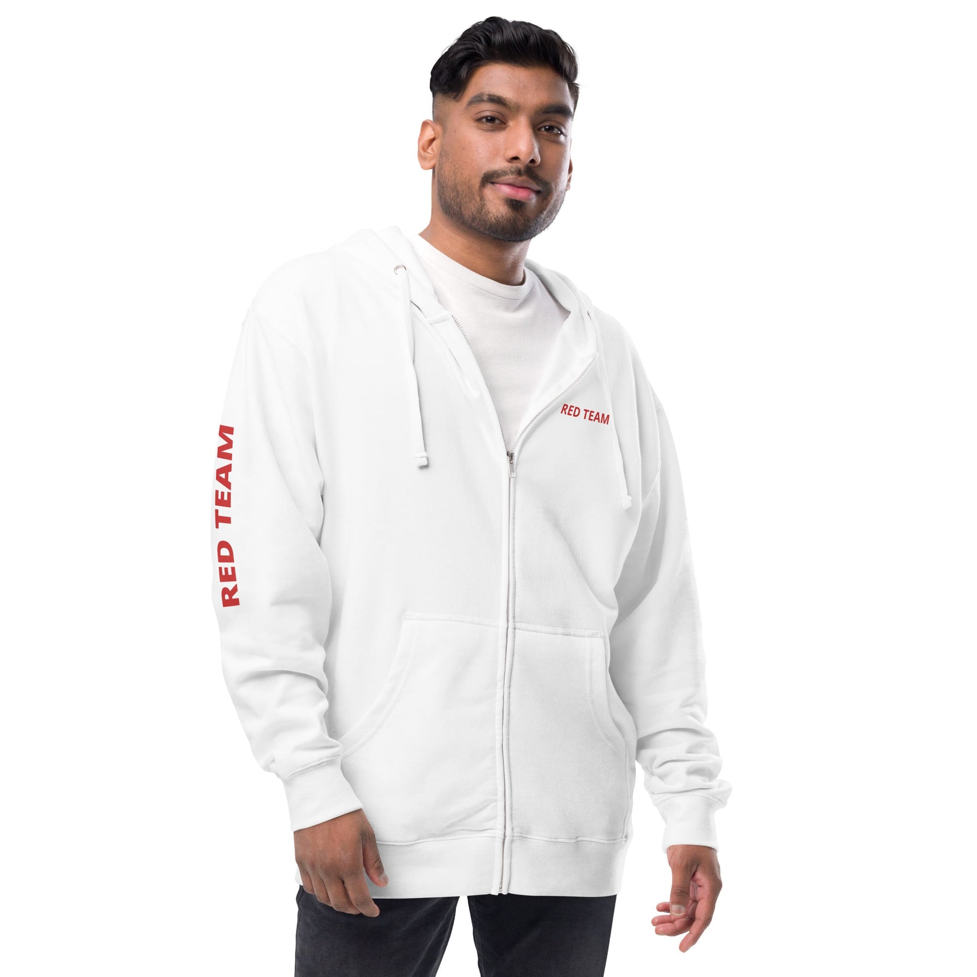 Cyber Security Red Team - Unisex fleece zip up hoodie by DarkByteGear