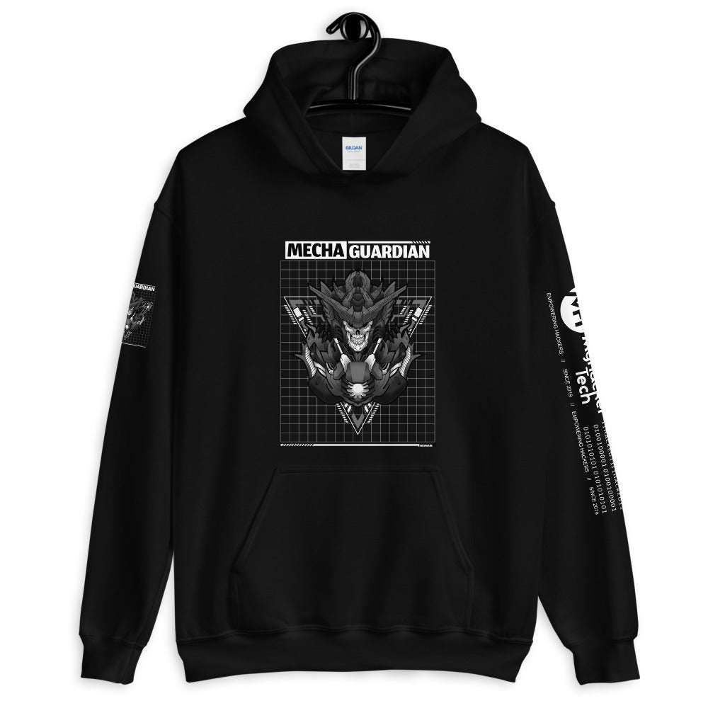 Mecha Guardian - Unisex Hoodie (all sides print) by DarkByteGear