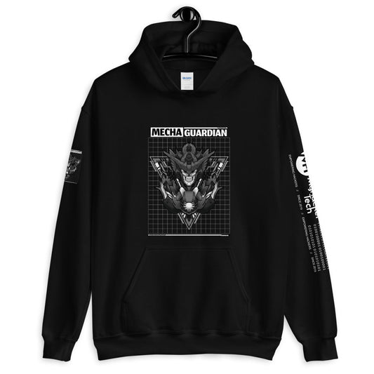 Mecha Guardian - Unisex Hoodie (all sides print) by DarkByteGear