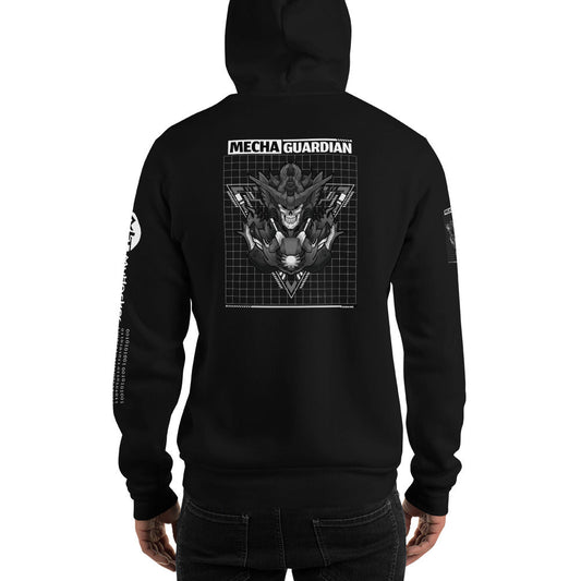 Mecha Guardian - Unisex Hoodie (all sides print) by DarkByteGear