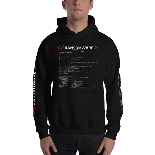 Ransomware - Unisex Hoodie (all sides print) by DarkByteGear