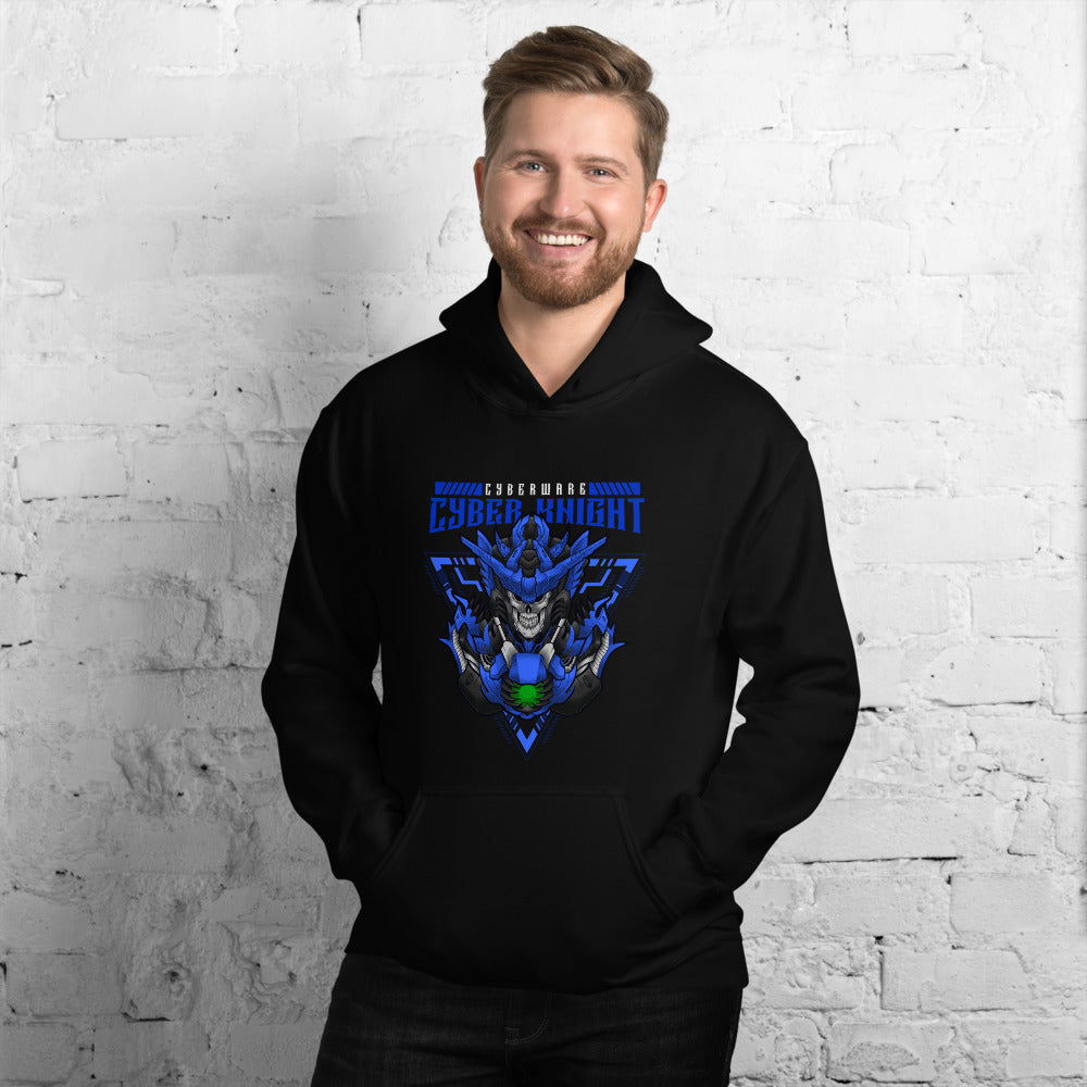 CyberWare Cyber knight - Unisex Hoodie by DarkByteGear
