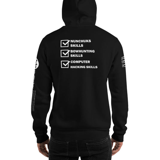 Computer Hacking Skills - Unisex Hoodie (all sides print) by DarkByteGear
