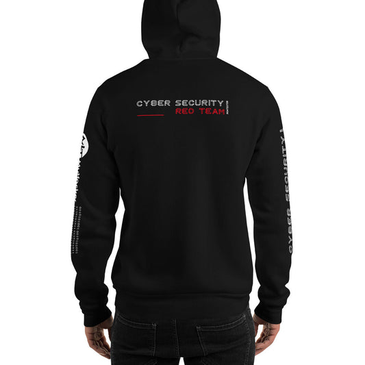 Cyber Security Red Team v2 - Unisex Hoodie (all sides print) by DarkByteGear