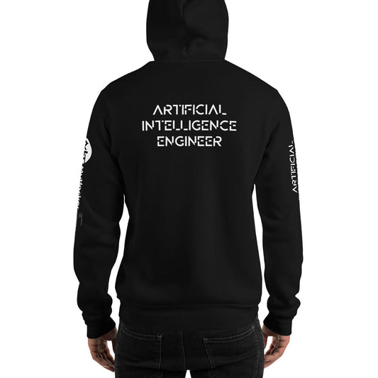 Artificial intelligence engineer - Unisex Hoodie (all sides print) by DarkByteGear
