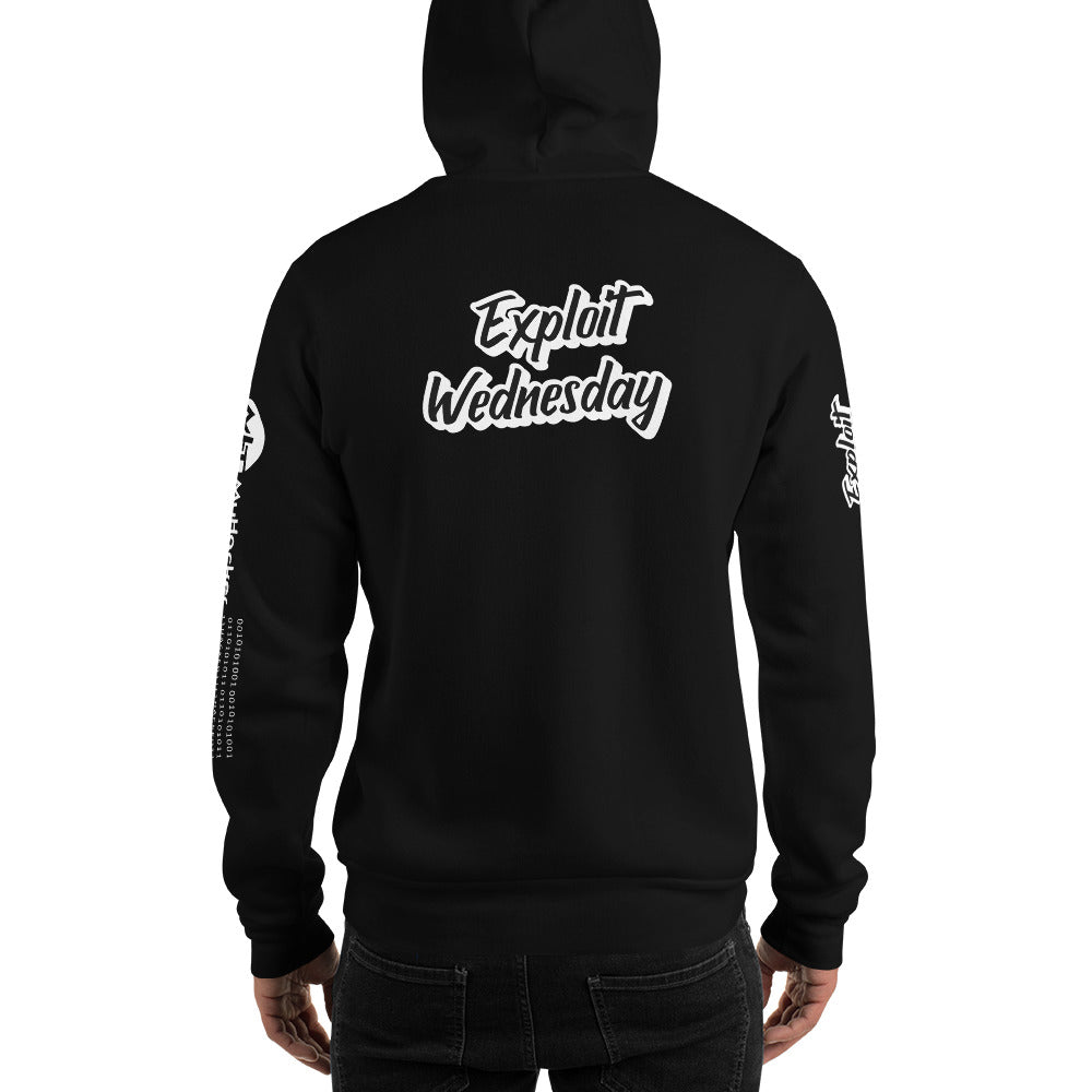 Exploit Wednesday - Unisex Hoodie (all sides print) by DarkByteGear