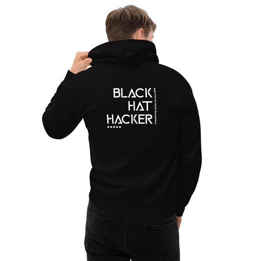 Black Hat Hacker v1 - Unisex Hoodie (all sides print) by DarkByteGear
