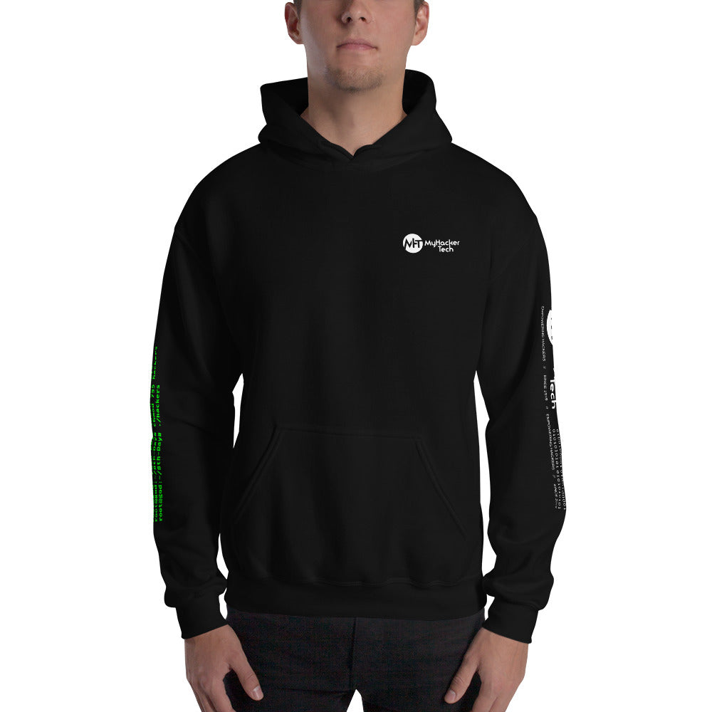 On the 8th day God created hackers - Unisex Hoodie (all side print) by DarkByteGear