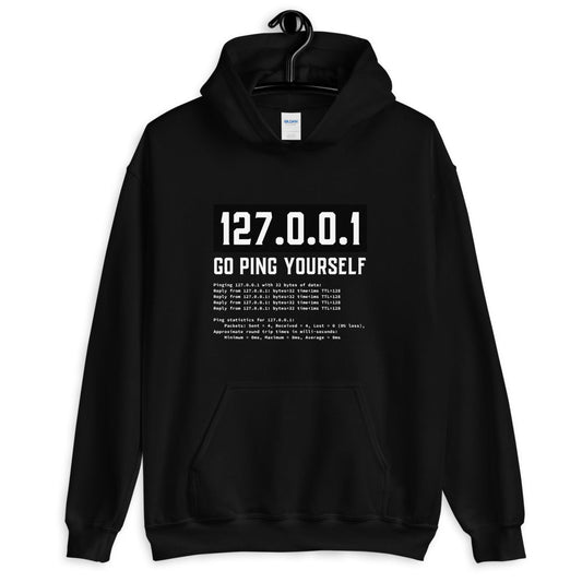 Go ping yourself - Unisex Hoodie by DarkByteGear