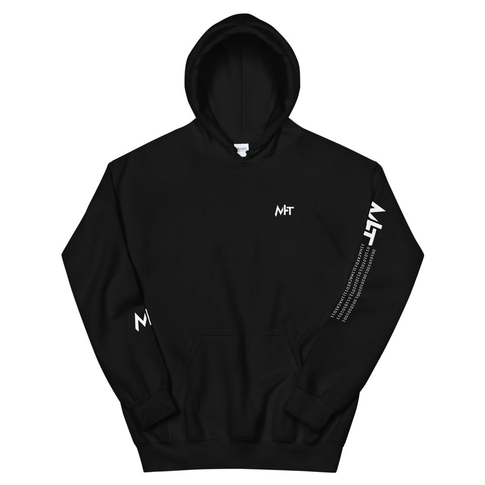 MHT - Unisex Hoodie (front plus sleeve print) by DarkByteGear