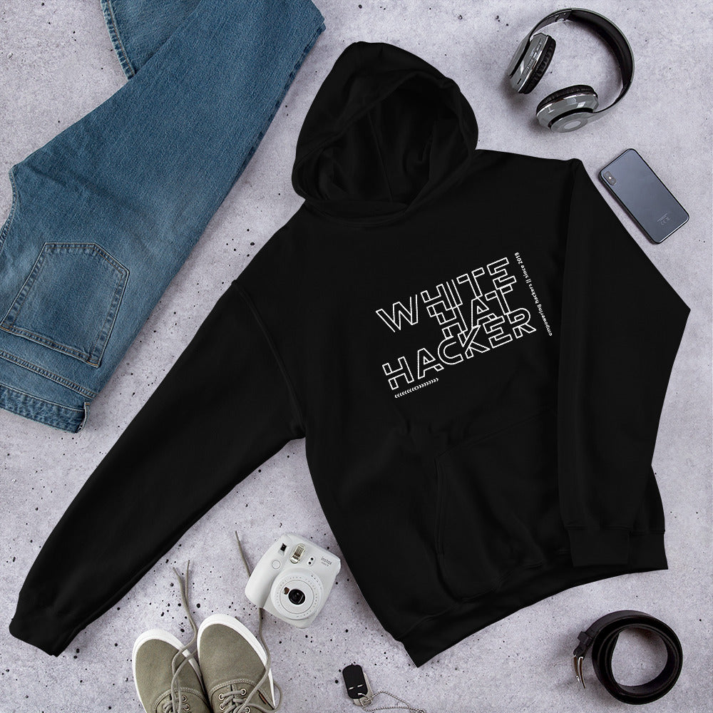 White Hat Hacker - Unisex Hoodie by DarkByteGear