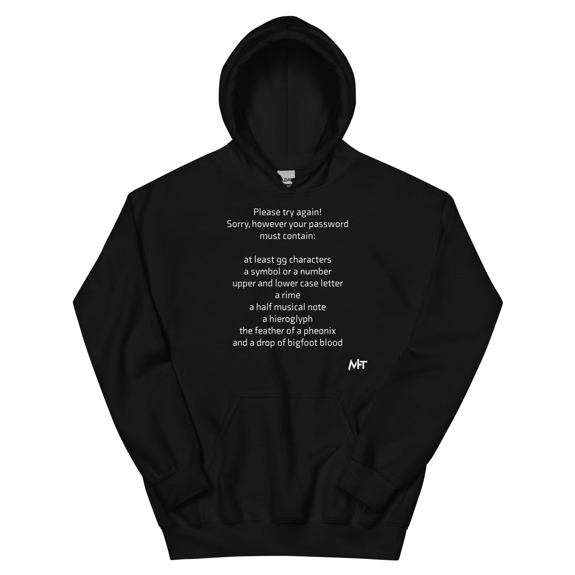 Sorry, however your password must contain - Unisex Hoodie by DarkByteGear