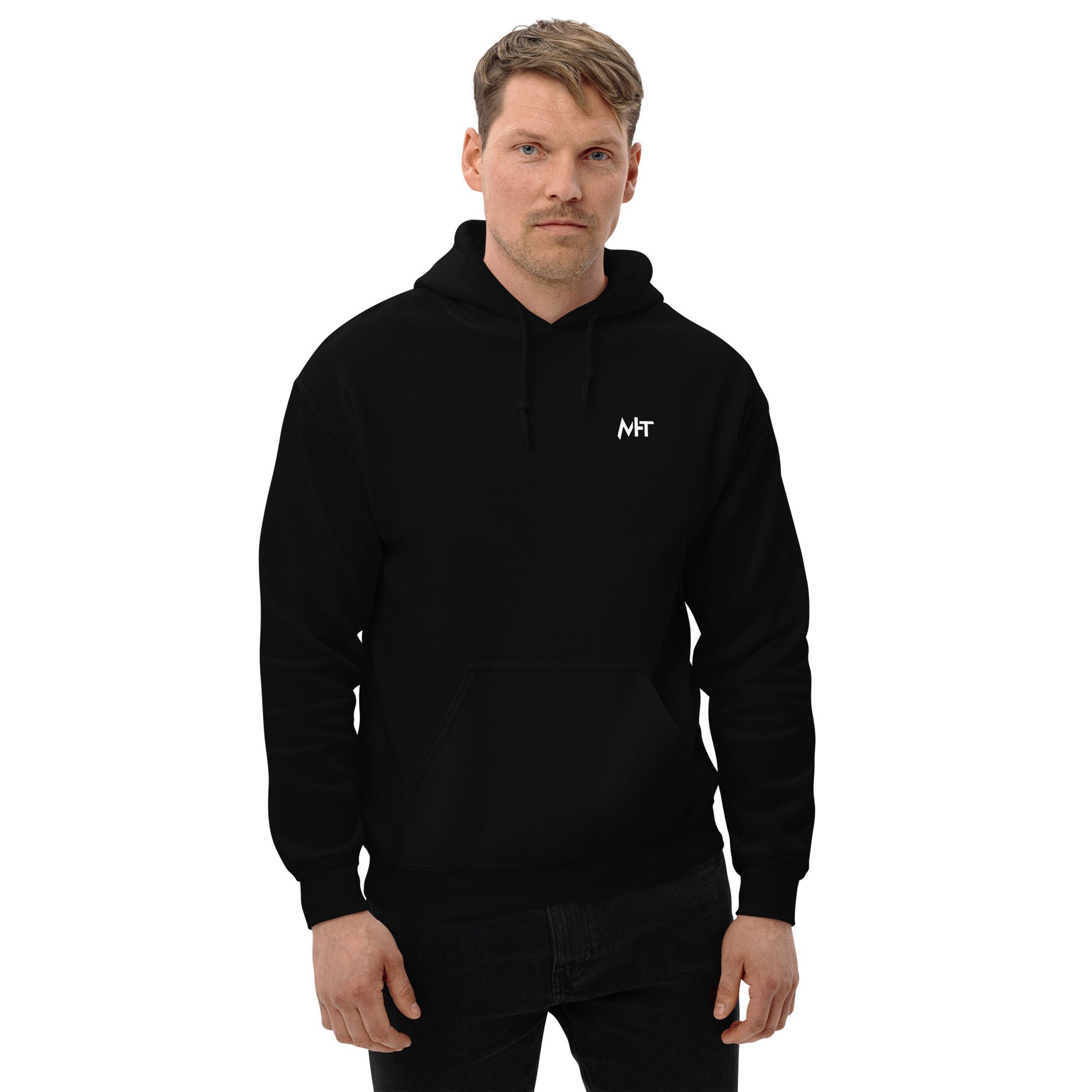 Black Hat Hacker v1 - Unisex Hoodie (all sides print) by DarkByteGear
