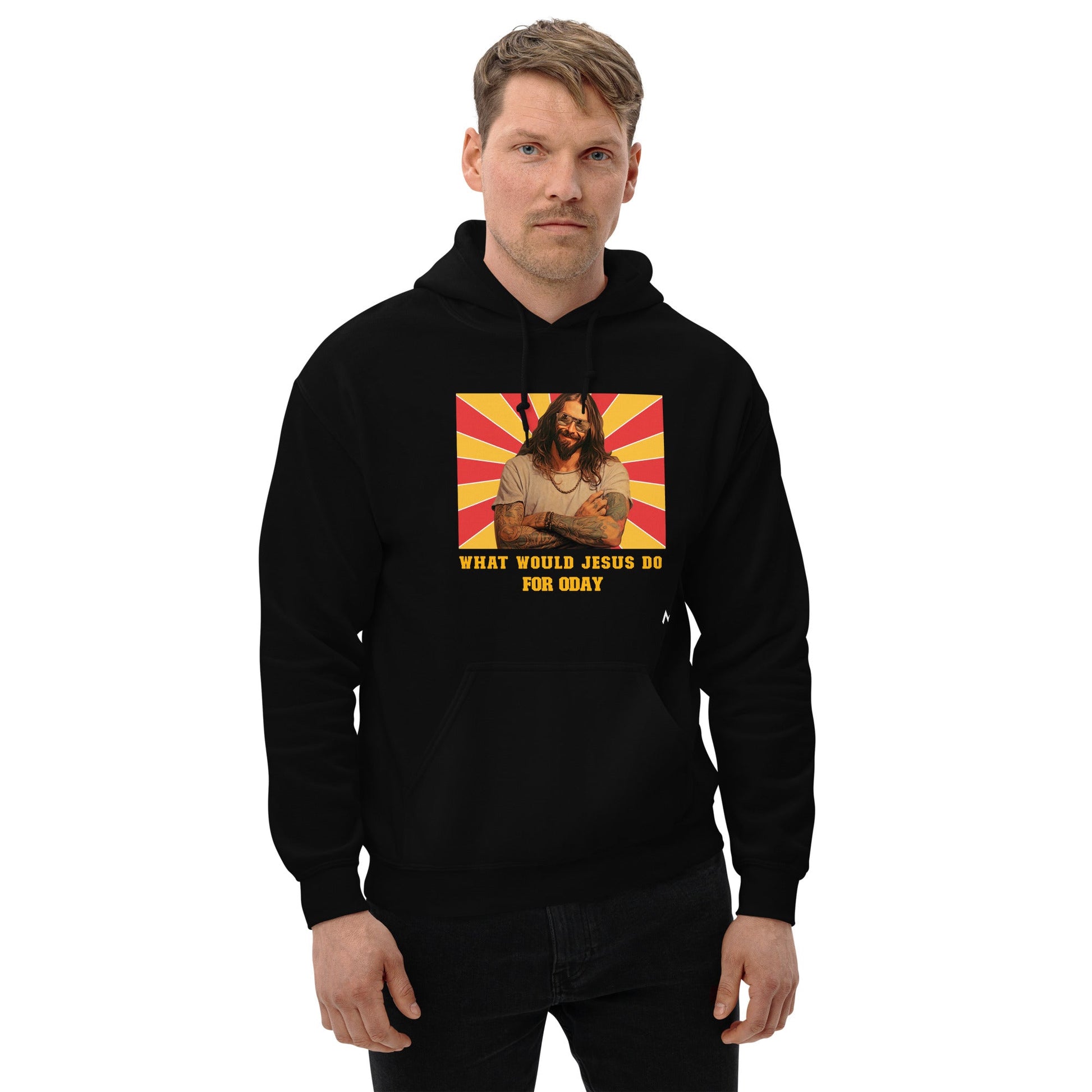 What would Jesus do for 0day v1 - Unisex Hoodie by DarkByteGear
