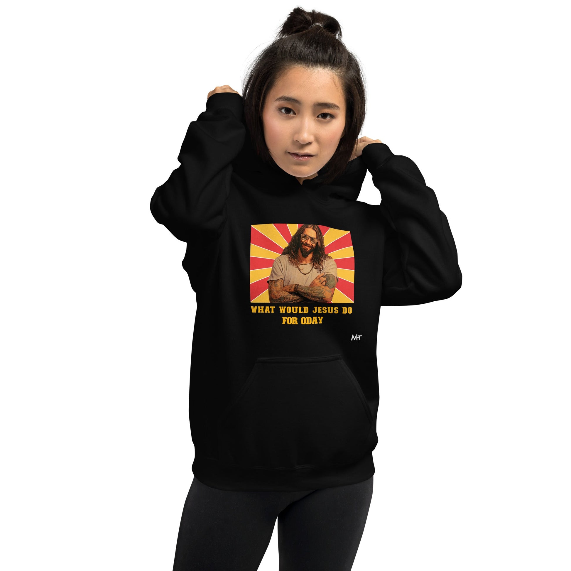 What would Jesus do for 0day v1 - Unisex Hoodie by DarkByteGear