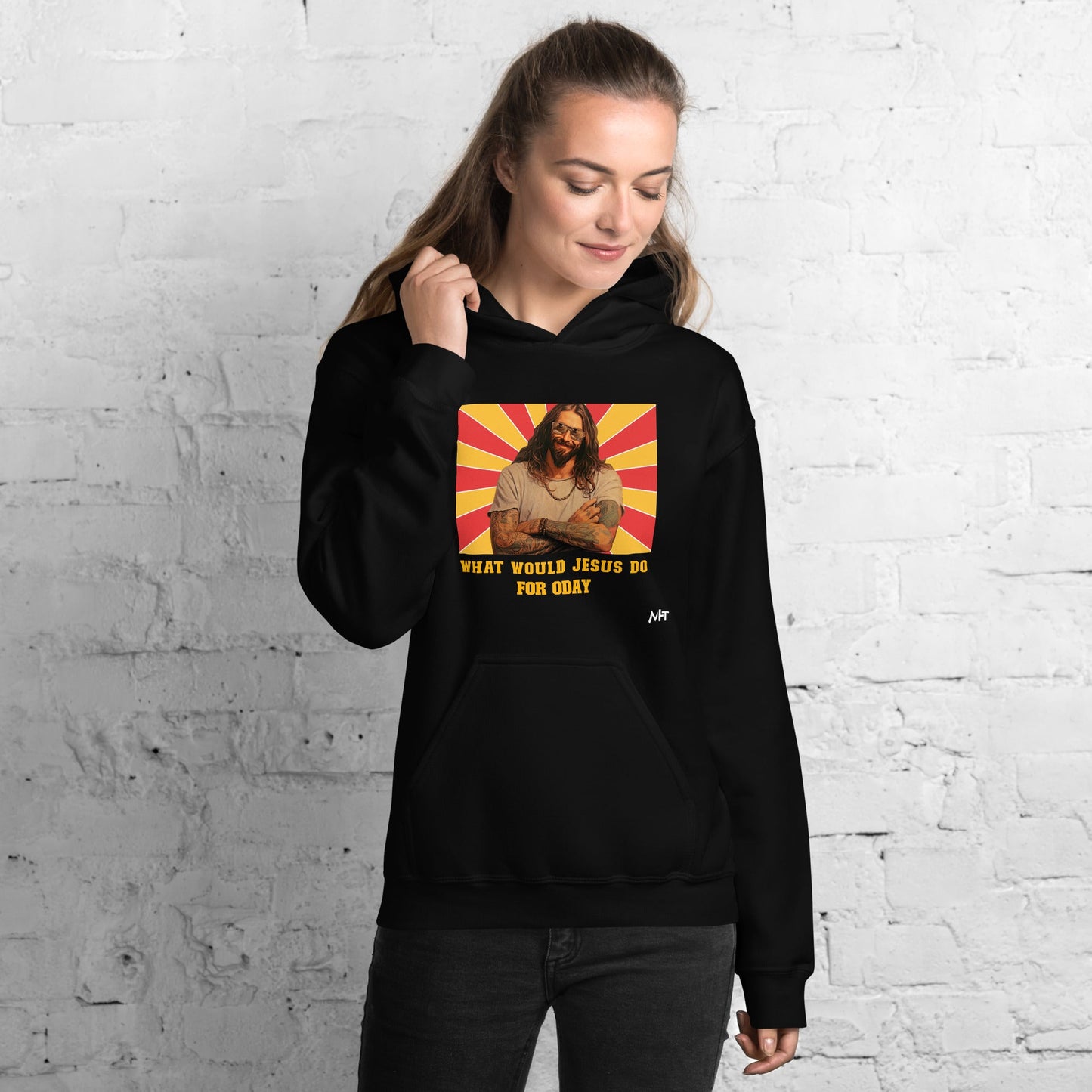 What would Jesus do for 0day v1 - Unisex Hoodie by DarkByteGear
