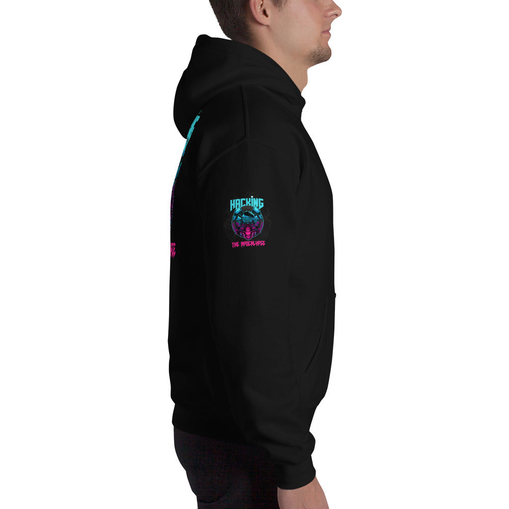 Hacking the apocalypse v1 - Unisex Hoodie (all sides print) by DarkByteGear