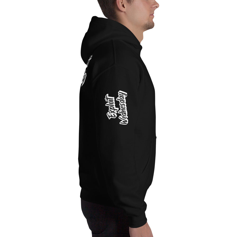 Exploit Wednesday - Unisex Hoodie (all sides print) by DarkByteGear