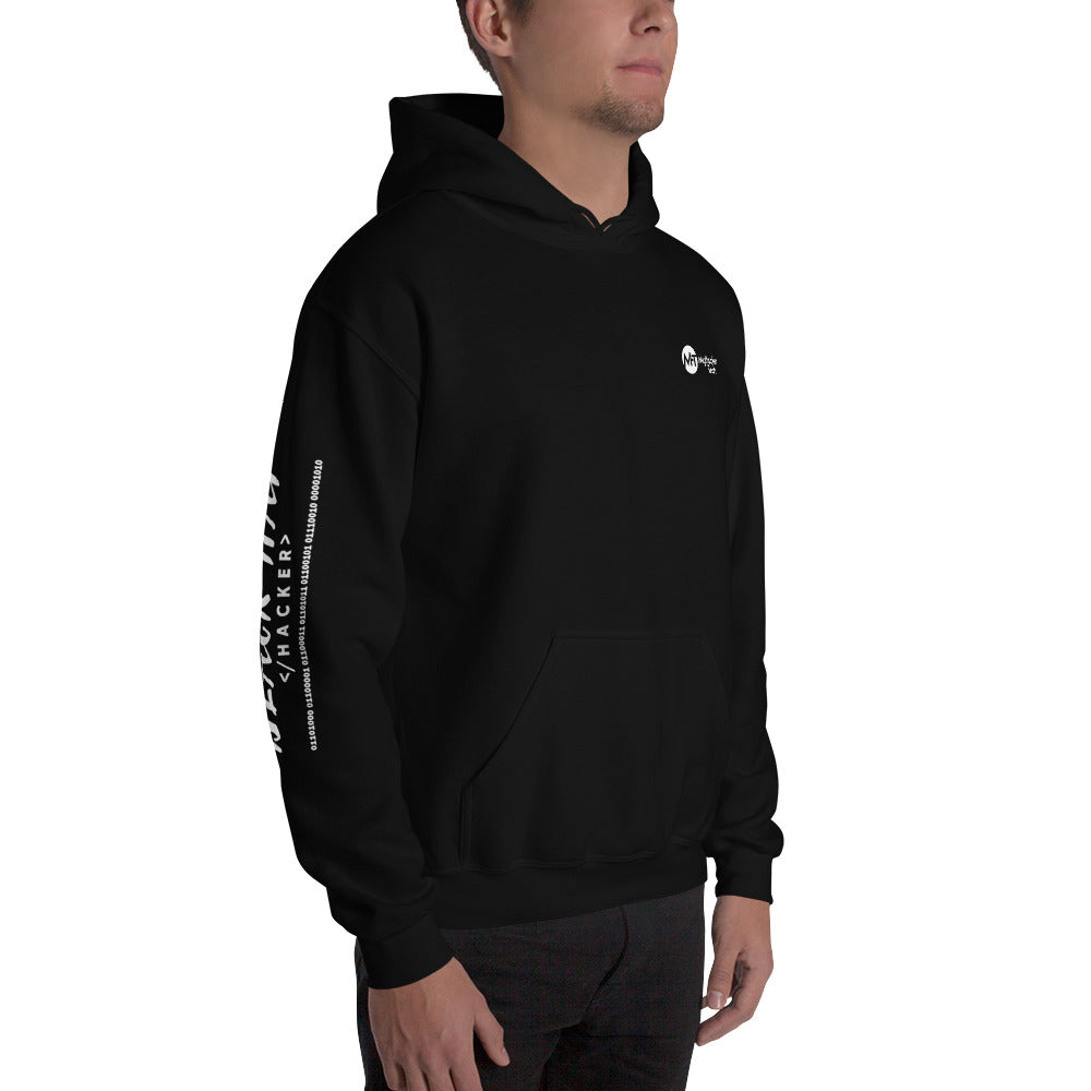 Black Hat Hacker V2 - Unisex Hoodie by DarkByteGear