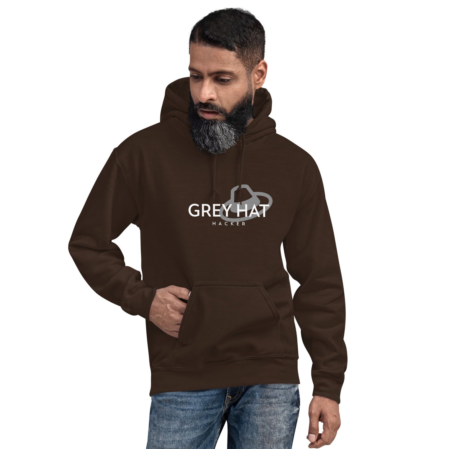 Grey Hat Hacker - Unisex Hoodie by DarkByteGear
