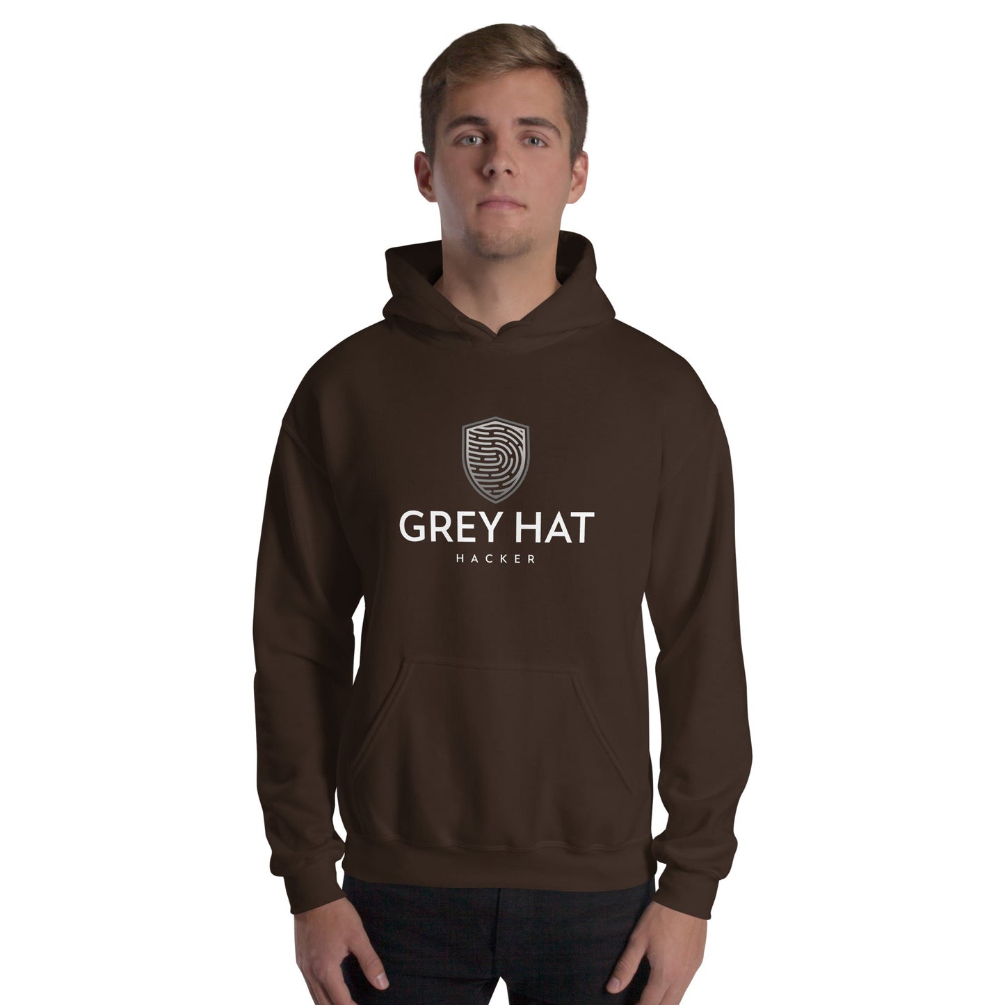 Grey Hat Hacker - Unisex Hoodie by DarkByteGear
