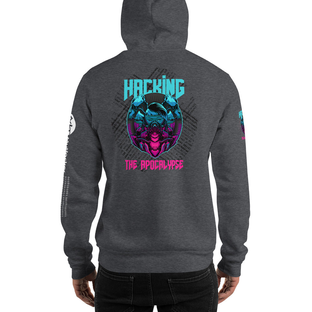 Hacking the apocalypse v1 - Unisex Hoodie (all sides print) by DarkByteGear