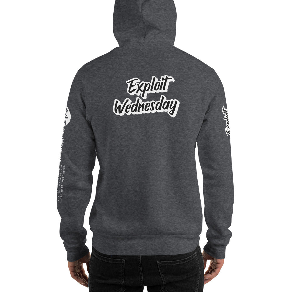 Exploit Wednesday - Unisex Hoodie (all sides print) by DarkByteGear