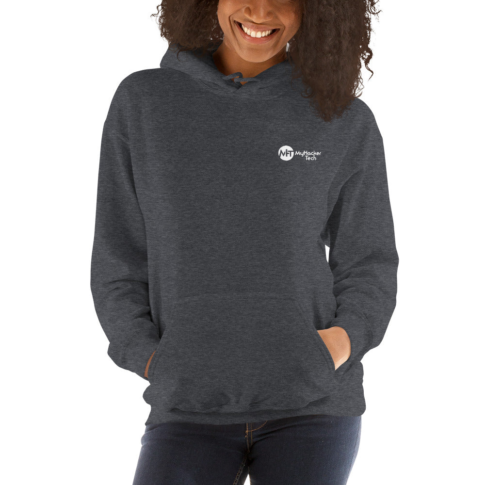 Cybersecurity Red Team v4 - Unisex Hoodie (back print) by DarkByteGear