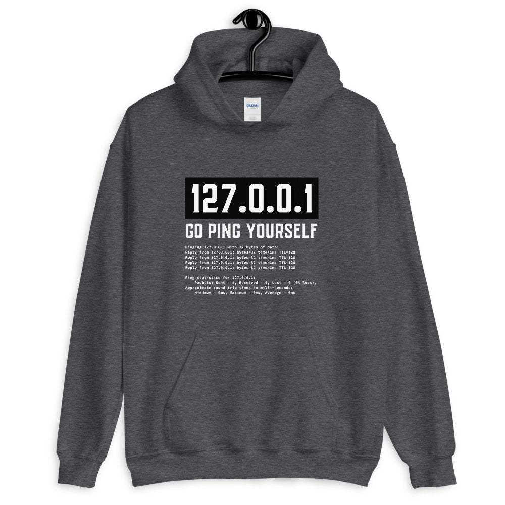 Go ping yourself - Unisex Hoodie by DarkByteGear