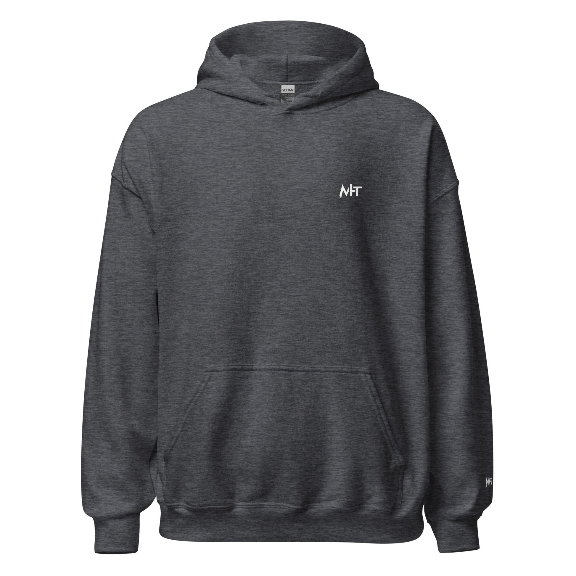 // no comment - Unisex Hoodie (with all sides design) by DarkByteGear