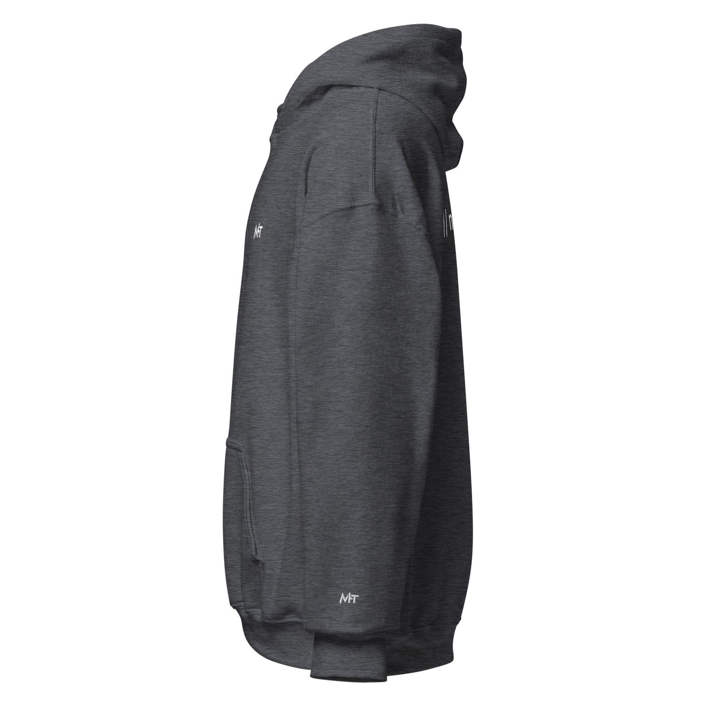 // no comment - Unisex Hoodie (with all sides design) by DarkByteGear