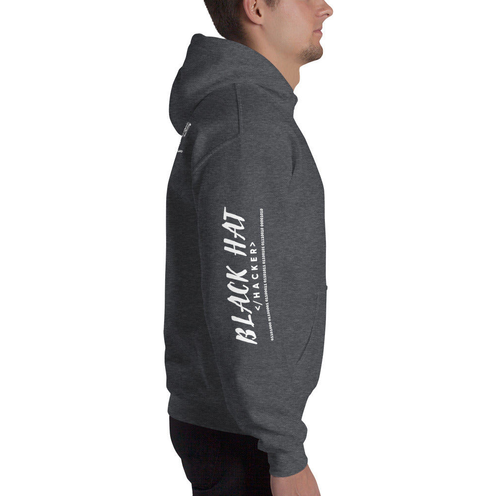 Black Hat Hacker V2 - Unisex Hoodie by DarkByteGear