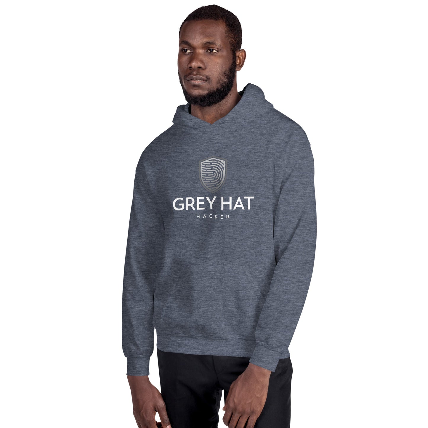 Grey Hat Hacker - Unisex Hoodie by DarkByteGear