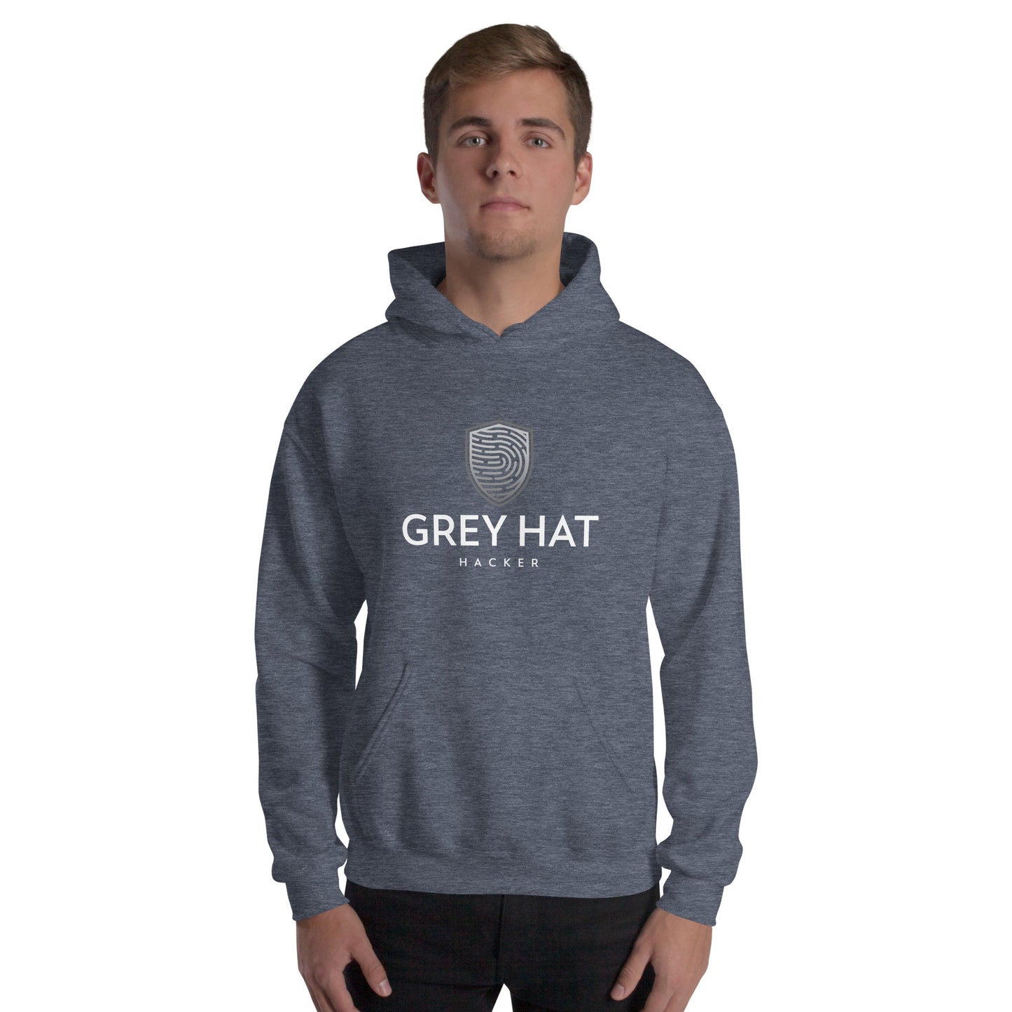 Grey Hat Hacker - Unisex Hoodie by DarkByteGear