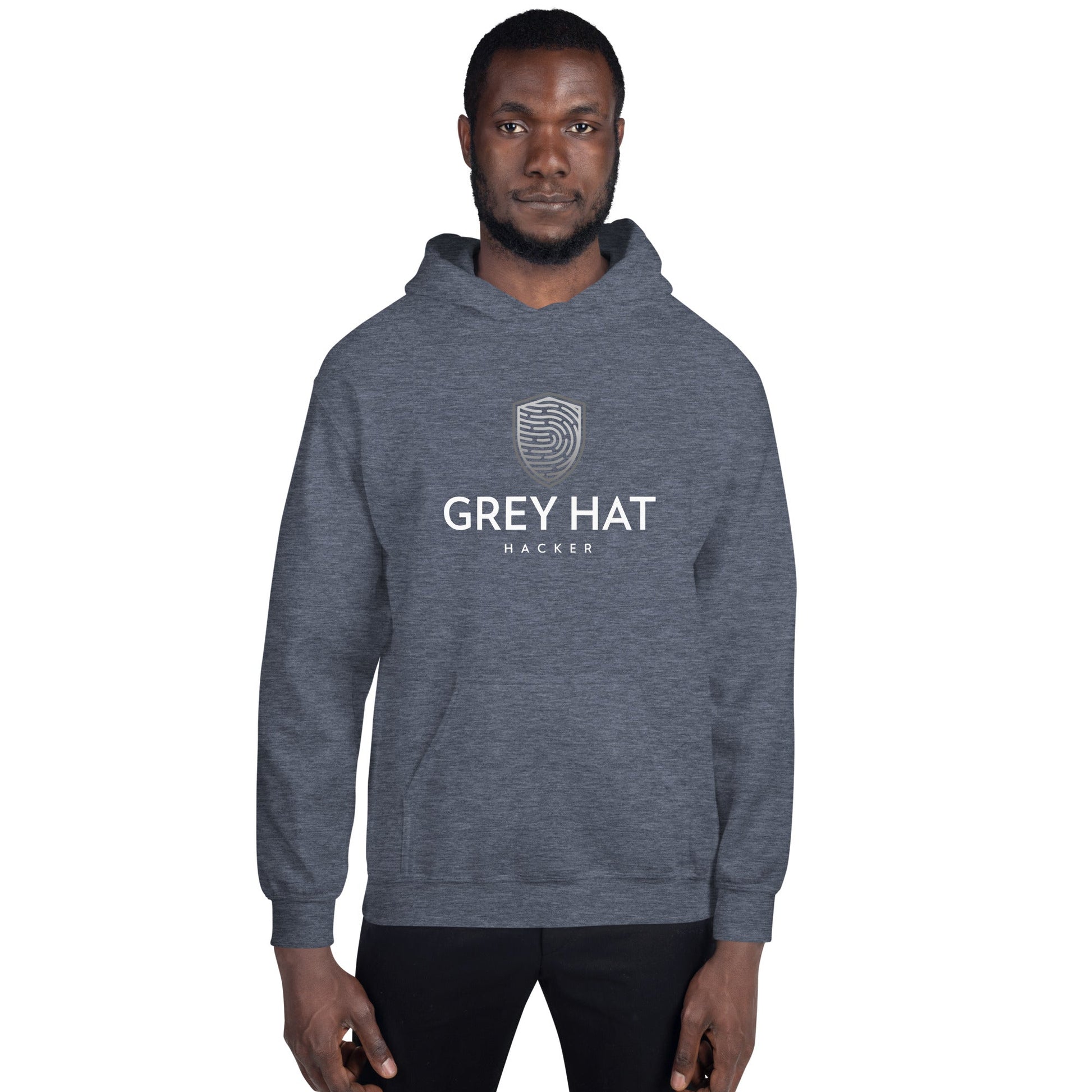 Grey Hat Hacker - Unisex Hoodie by DarkByteGear