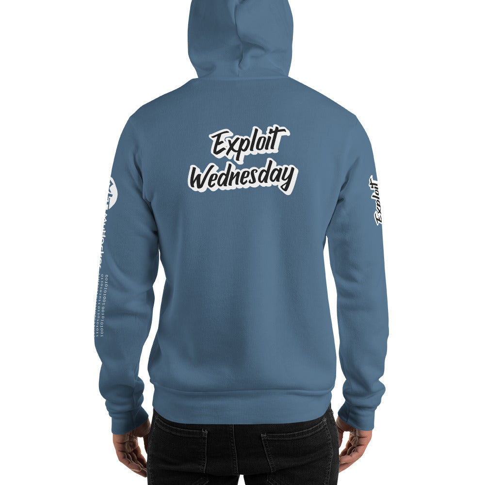Exploit Wednesday - Unisex Hoodie (all sides print) by DarkByteGear