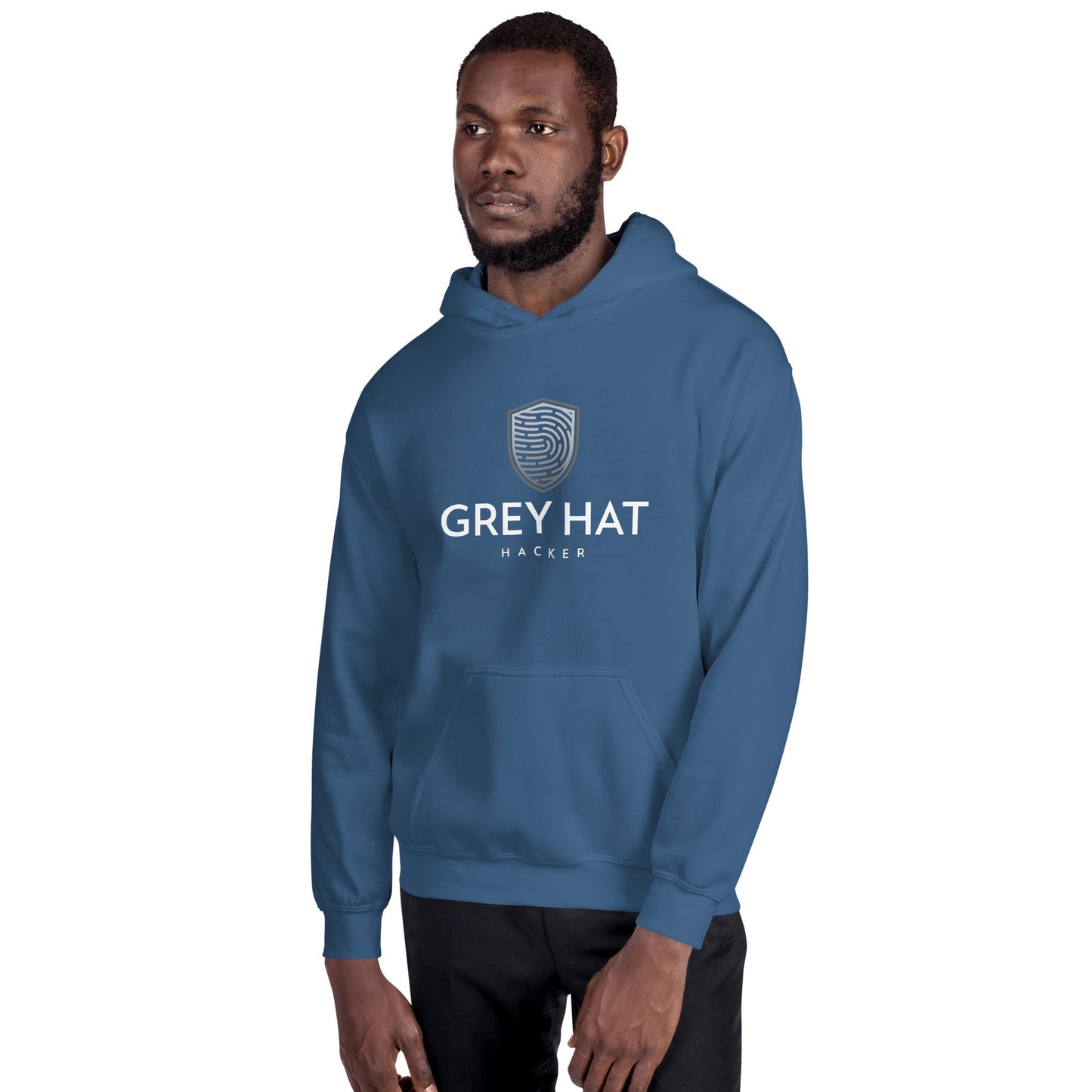 Grey Hat Hacker - Unisex Hoodie by DarkByteGear